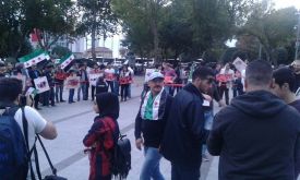 Kundgebung fuer Syrien! Nein zur Vertreibung der syrischen Bevoelkerung! Istanbul - Türkei  , 08-10-2016